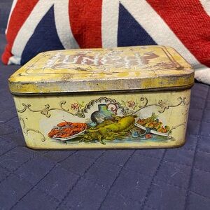 Vintage Decorative Storage Tin